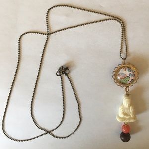 Long Buddha necklace